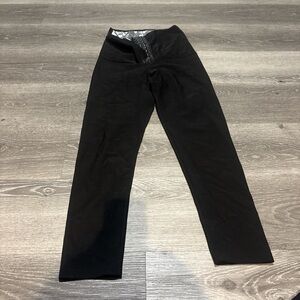 Black Sauna Waist Trainer High-Waisted Leggings